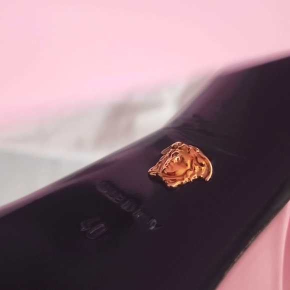 Versace Intrico Platform Loafers Pink Size 40 - Picture 7 of 7